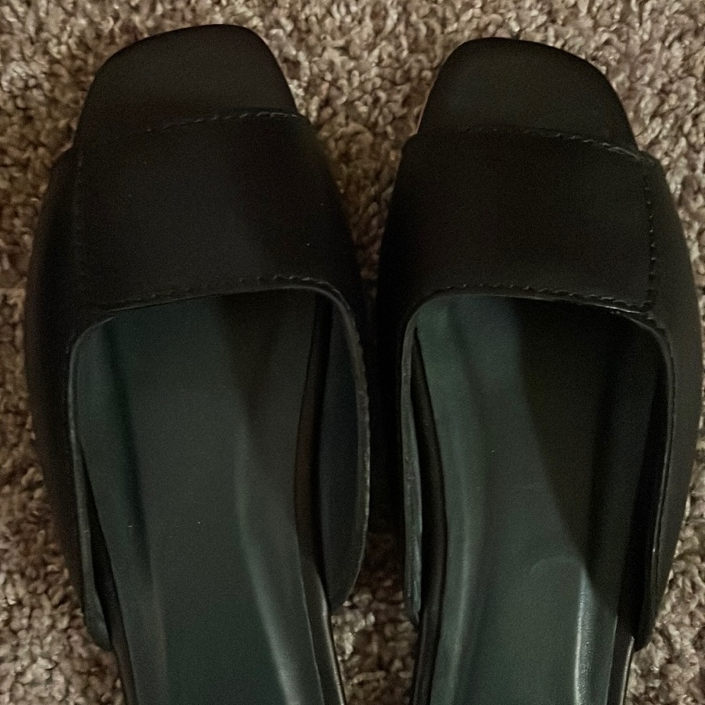 New Wilder Maude Black Slide Sandal Size 8 - Picture 4 of 5